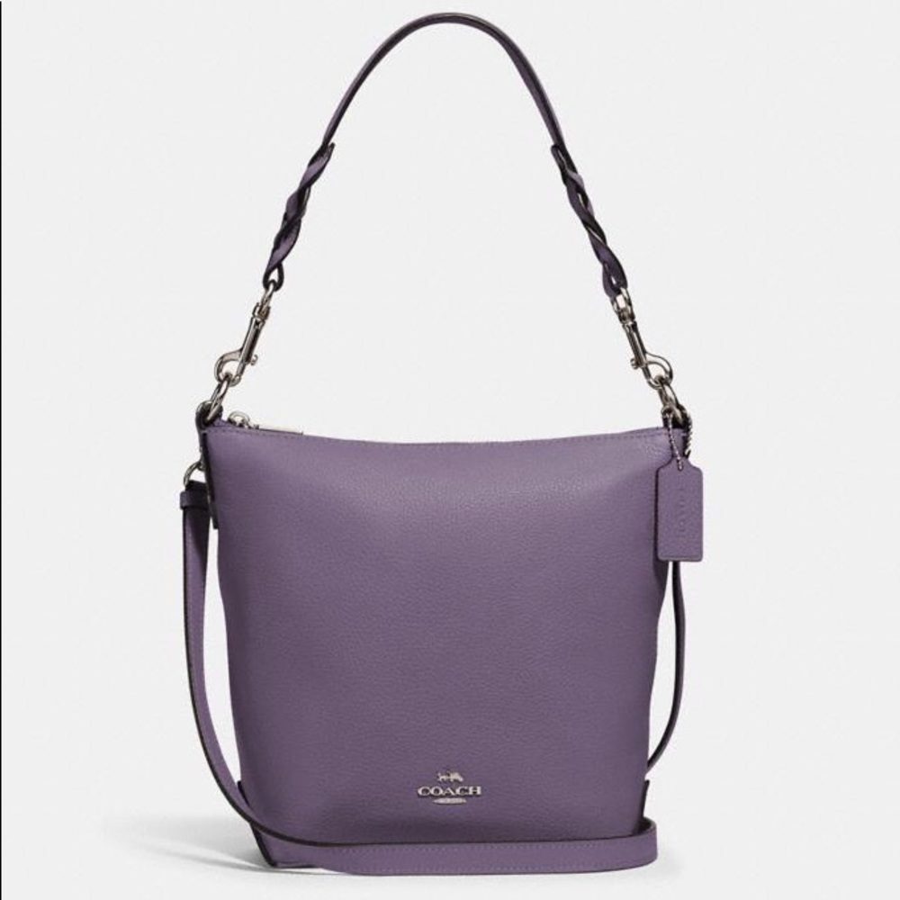 Coach mini abby duffle in dusty lavender